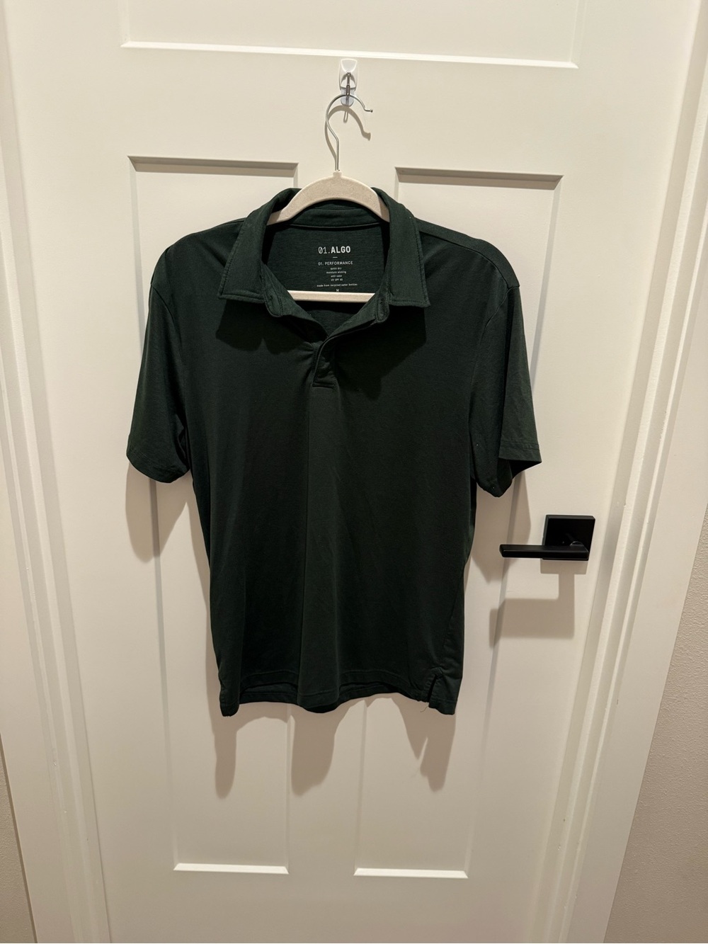 Men's Dark Green Polo Shirt by 01 ALGO